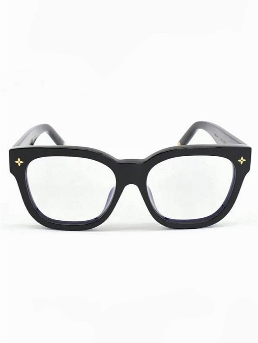 Louis Vuitton My Monogram Anti-Blue Light Glasses Black & Gold Eyeglasses Like